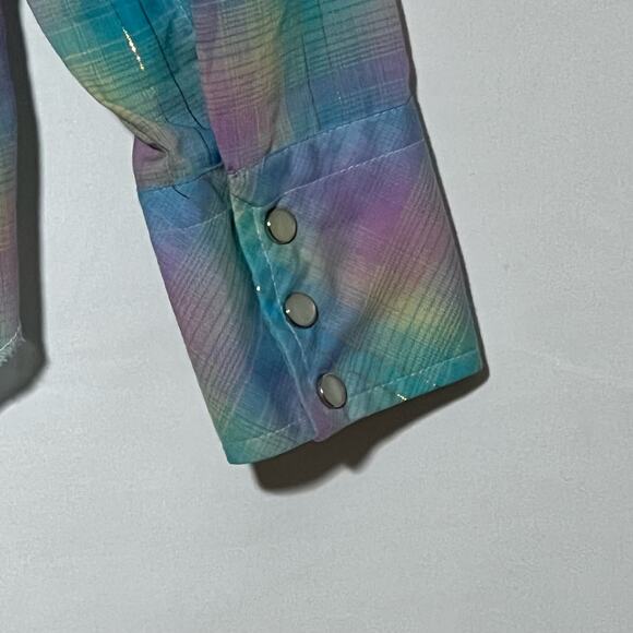 Miller Long Sleeve Button Up Casual Western Shirt Multicolor Womens Size 16 - Picture 6 of 12